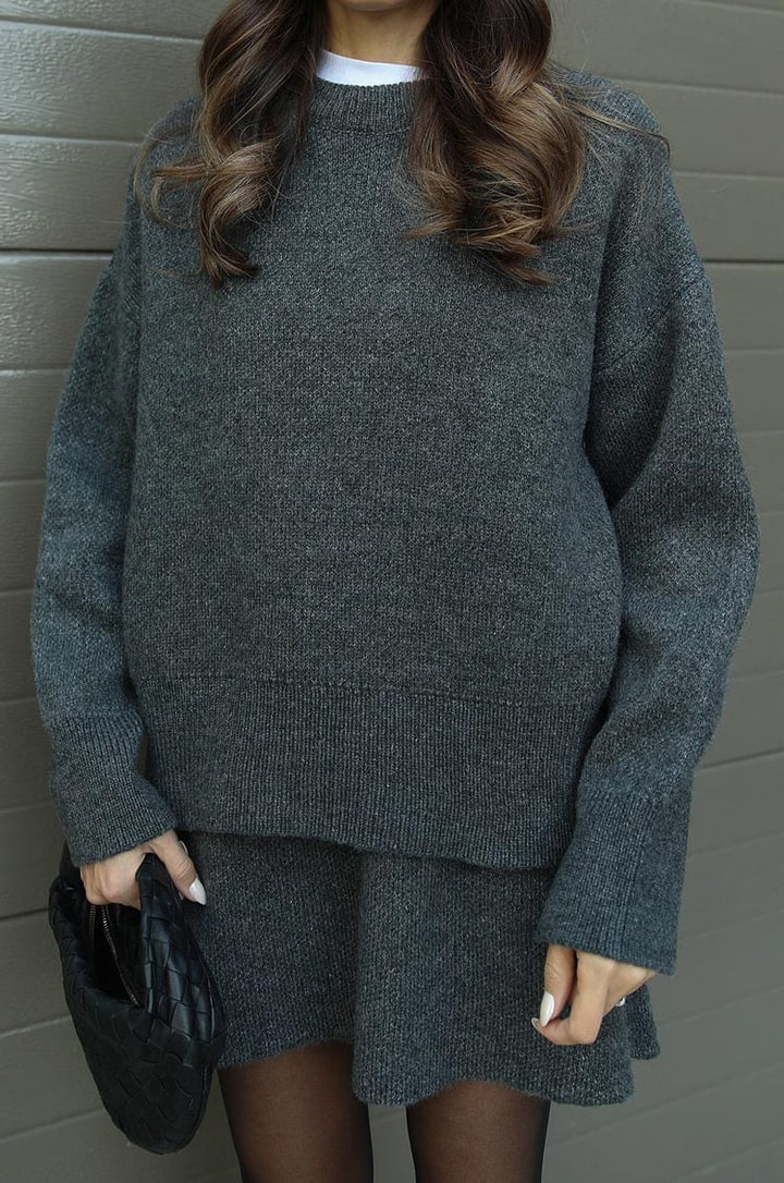 Helena | Knitted Skirt Set